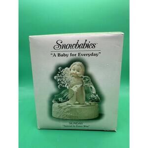 Department 56 Snowbabies "A Baby For Everyday" Sunday,Special In Every Way NIB